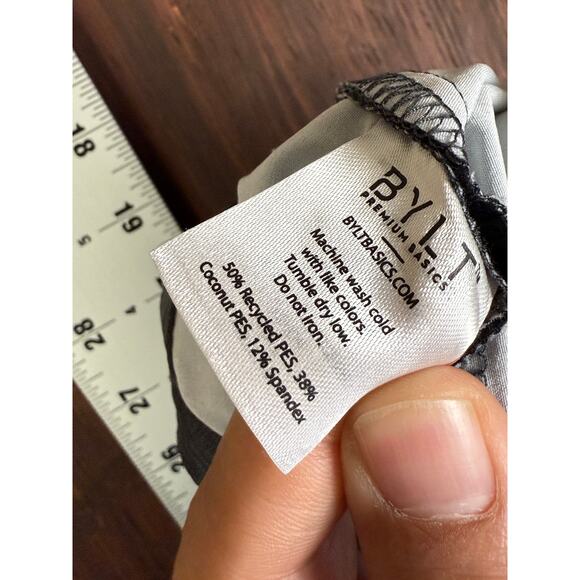 BYLT Premium Basics Coastal Boardshort Swim Trunks Shorts Camo Gray Black Men XL - Picture 11 of 11